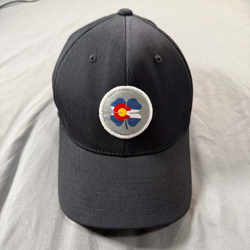 Black Clover Colorado Flag Clover Live Lucky Snapback Cap Hat